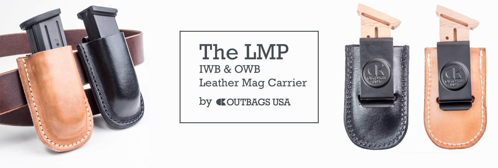 Outbags USA leather magazine pouch