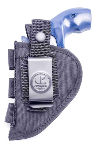 NSC15 · Nylon OWB Holster with Ammo Loops · For most 2" 5-shot small frame revolvers