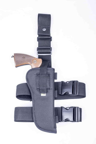 NTAC11 · Nylon Thigh Holster with Ammo Loops · For most 6.5-7" 6-shot revolvers